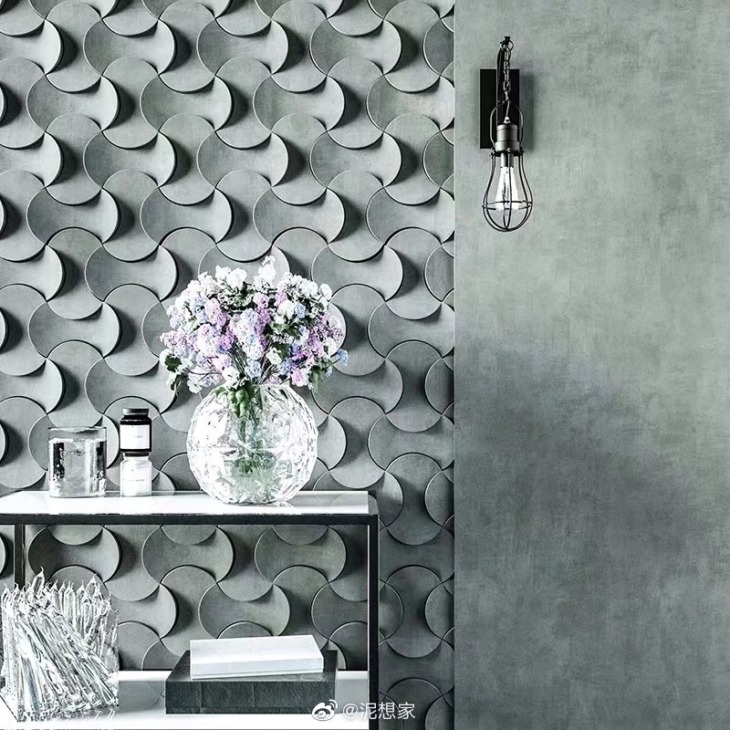 Fali Csempe Penész Axe-Típusú Kézműves Szilikon Penész Gipszkő Csempe Készít - Image 2