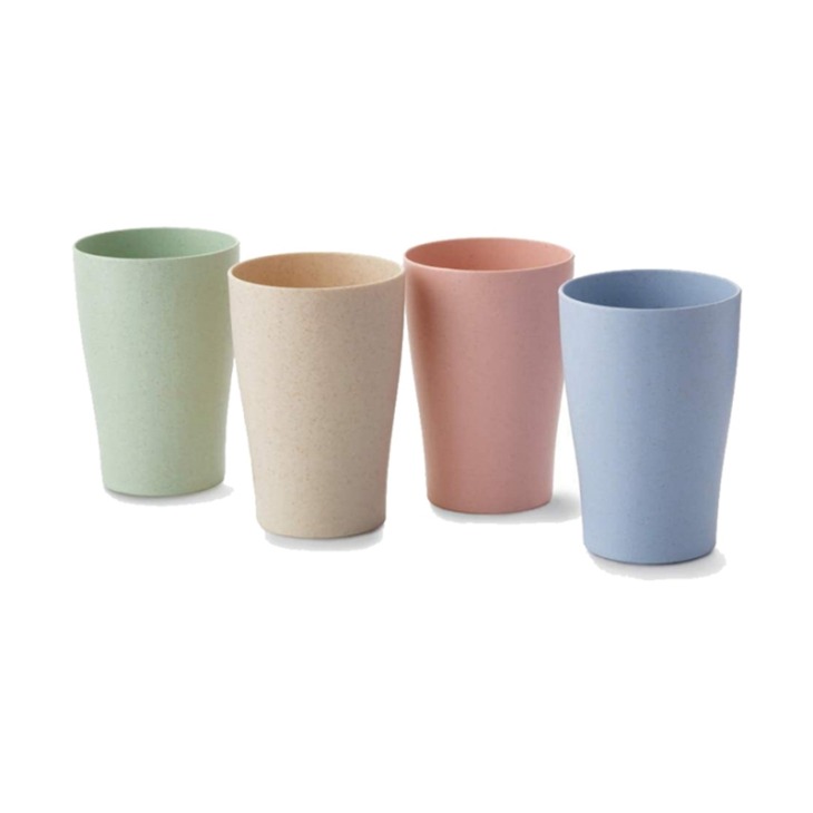 Búza Szalma Műanyag Étkészletek Törhetetlen Gabona Gyümölcsleves Rizs Tál Tálak Bögrék Készlet Mosogatógép Mikrohullámú Biztonságos Egészséges - Image 4