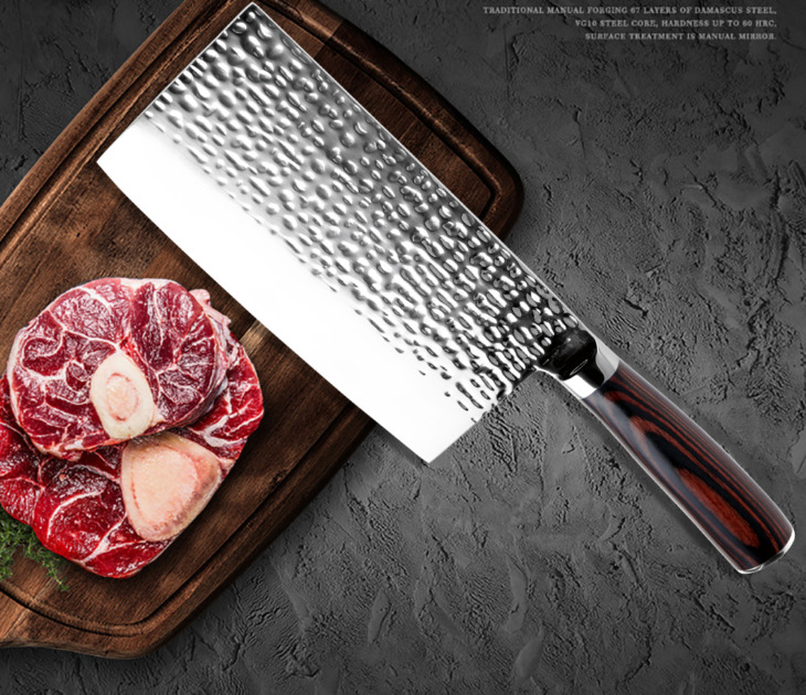 Xituo Konyhai Kés Kínai Séf Kések Kézzel Készített Kovácsolt Rozsdamentes Acél Éles Hús Hasító Darabolás Szeletelő Kés Konyhai Szerszámok - Image 5