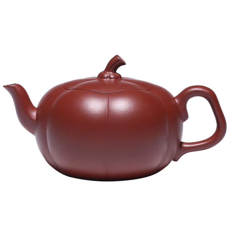 Yixing-Pumpkin-Teapot-Mud-Dahongpao-Master-Handmade-Kung-Fu-Kettle-Creative-Teaware-Send-Gift-Box Yixing Tök Teáskanna Sár Dahongpao Mester Kézzel Készített Kung Fu Vízforraló Kreatív Teamária Küldése - Image 1