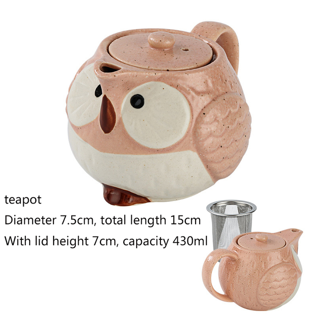 Pink teapot 430ml