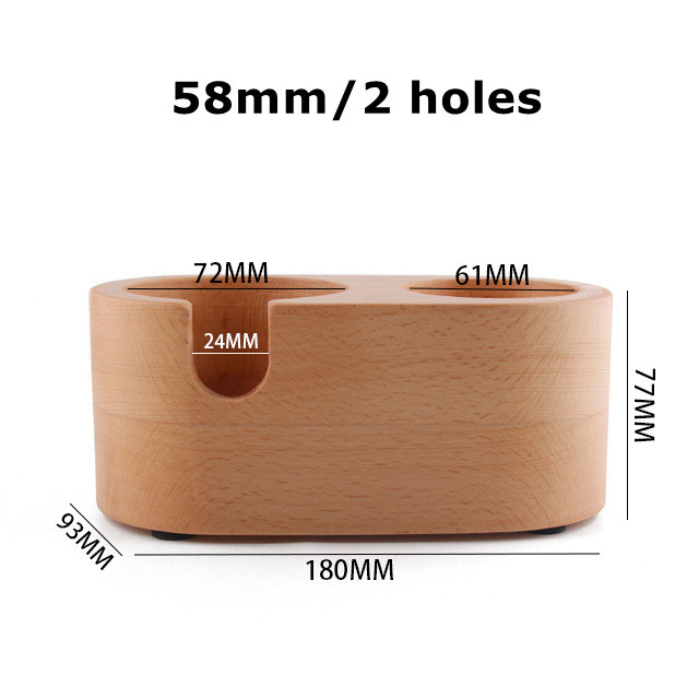 58mm 2 holes Beech