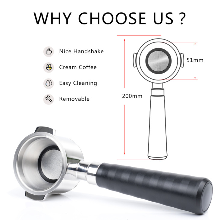 Icafilas Coffeader Portafiler 51Mm Delonghi Ecp31.21 Csere Szűrő Kosár Espresso Gép Kiegészítő A Barista Számára - Image 3