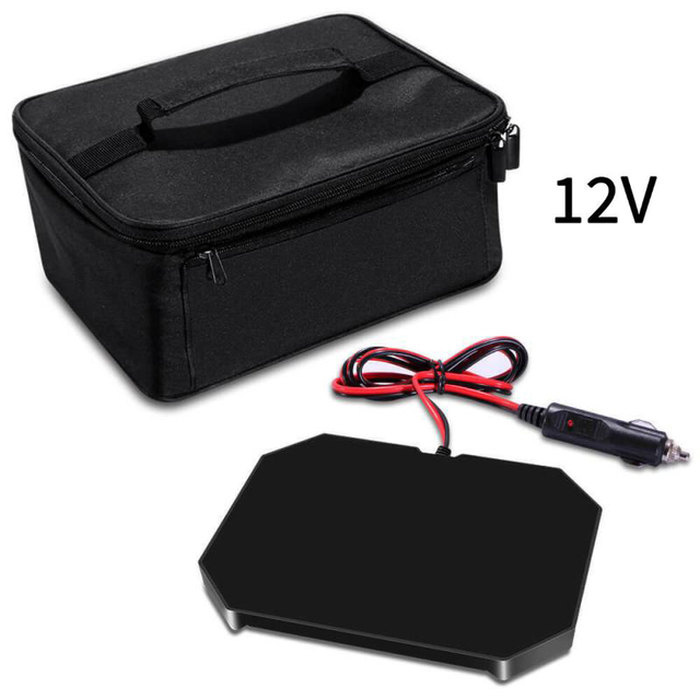 Black 12V Car Oven