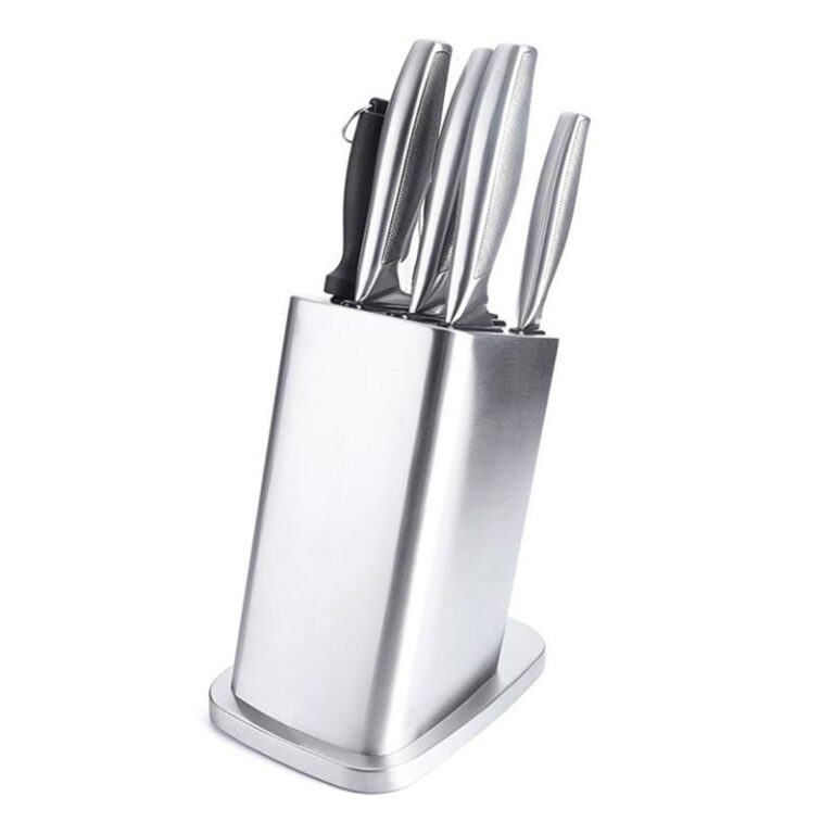 Rozsdamentes Acél Kés Állvány Tartó A Konyhai Főző Kést Tartó Állvány Csúszásgátló Rúd Vágó Olló Kést Blokk Konyhai Edények - Image 3