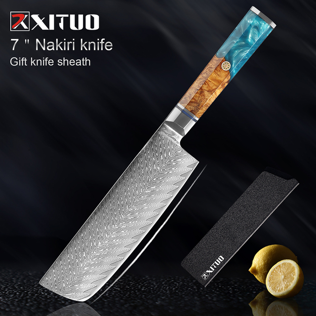 7 in Nakiri knife