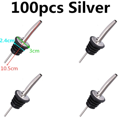 100pcs silver