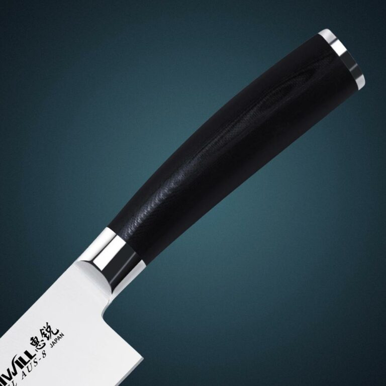 2020 Új Japán Aus-8 Acél 8 "Séf Kés Szeletelő Húskés Kovácsolt G10 Fogantyúval - Image 5