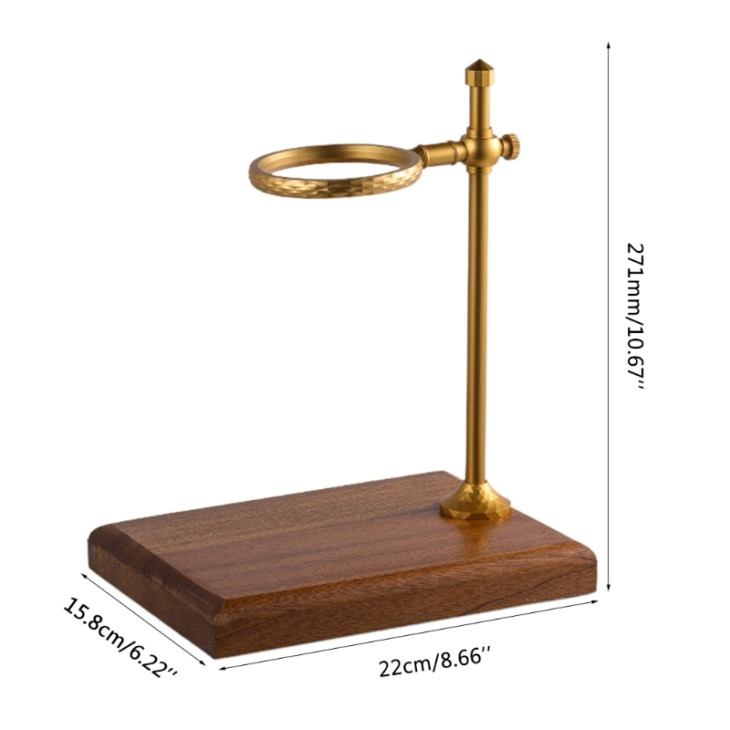 Csepphajó Öntsön Át A Kávéfőző Állványa Vintage Fa Alap Állítható Magasságú Állvány Cseppszűrő Tartóját Kézi Sörozáshoz - Image 6