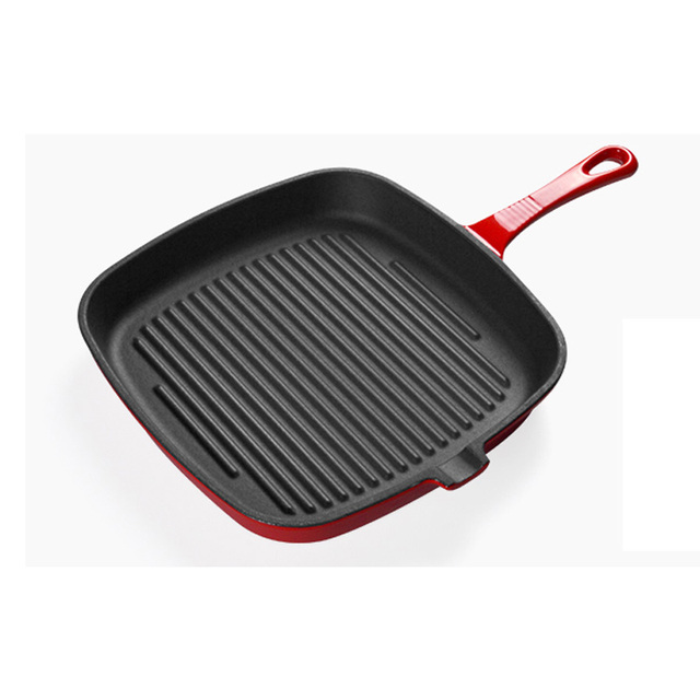 Red 24cm steak pan