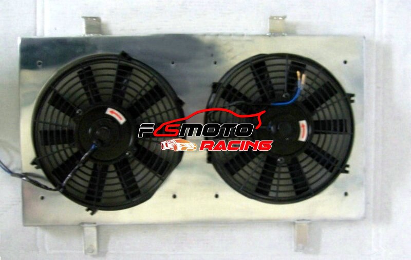 3 Row Alumínium Radiátor Burkolat Ventilátorok A Nissan Silvia S14 S15
