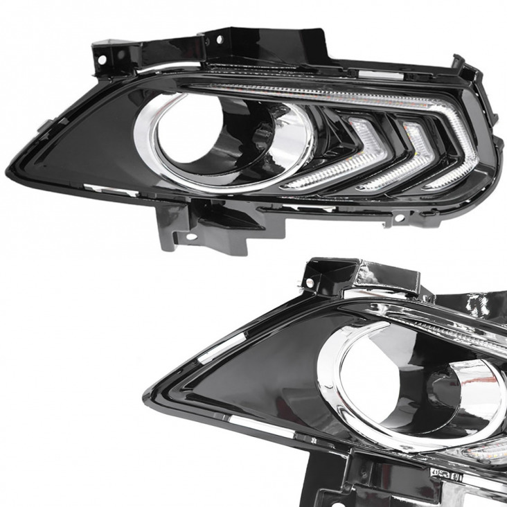 Drl Nappali Lámpa Ford Mondeo Fusion 2013 2014 2015 2016-Os Led Vízálló Ködlámpa