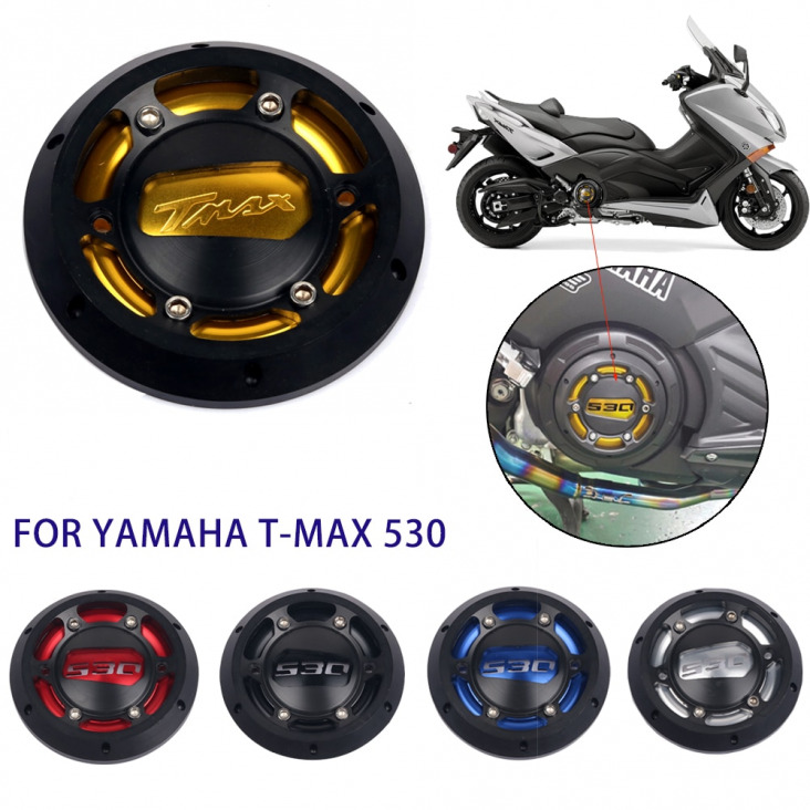 Új Motorkerékpár Tmax Motor Állórész Fedele Cnc Motorvédő Burkolat Yamaha T-Max 530 2012-2015 Tmax 500 2008-2011
