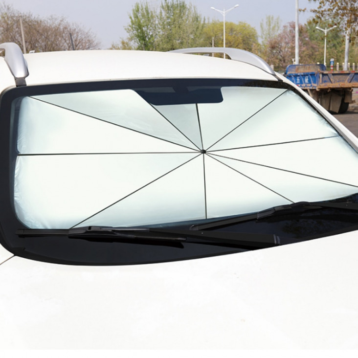 Kiváló Minőségű Multifunkciós Első Szélvédő Napvédő Napellenző Hőszigetelt Összecsukható Esernyő Autó Terepjáró Univerzális Könnyű Használatra
