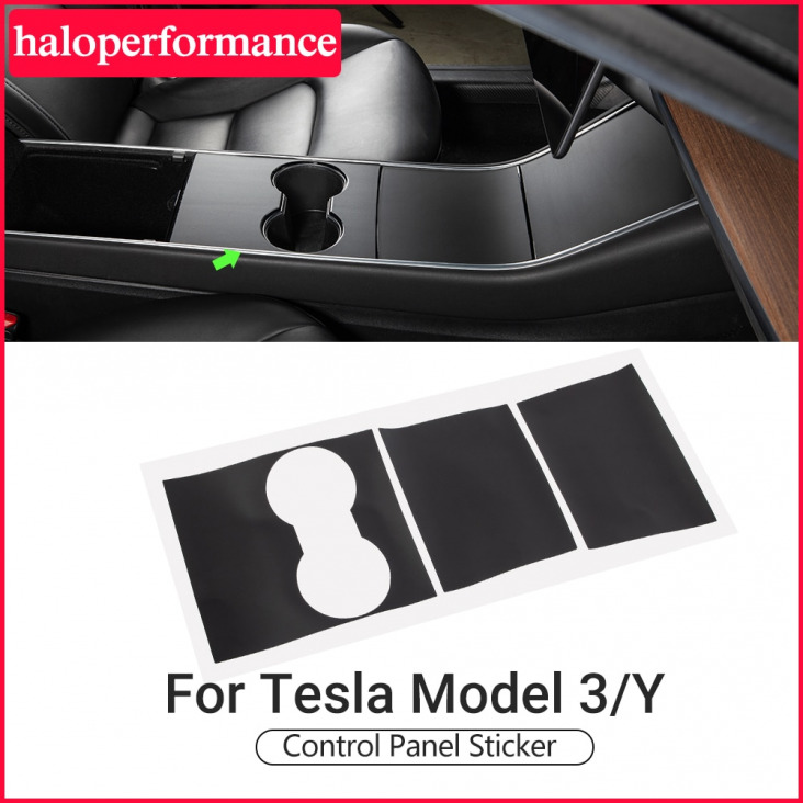 Model3 Kiegészítők Autó Központi Konzol Panel Matrica A Tesla Model 3 Tartozékaihoz Frissített Védőfólia Tesla Model Y 2020