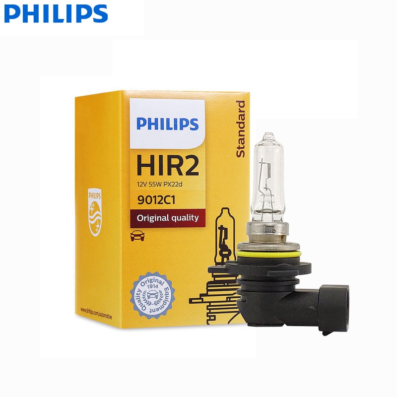Philips Vision H1R2 9012 12V 55W Px22D 9012C1 30% -Osan Világos Eredeti Könnyű Autós Halogén Fényszóró Normál Automatikus Lámpa (Egyszemélyes)