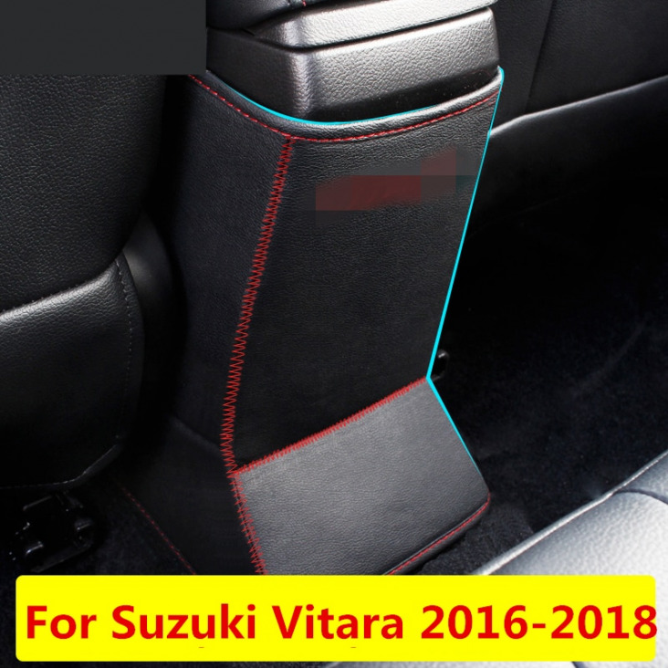 Voor Suzuki Vitara 2016-2018 Achter Armsteun Doos Rúgásgátló Tapasz Díszítő Öntvény Automatikus Formájú Belső Kiegészítők