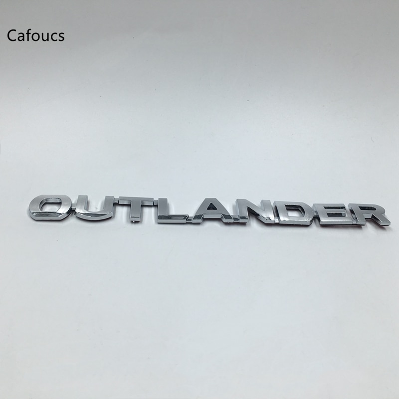 Kávéscsésze Autó Kiegészítők Mitsubishi Outlander Hátsó Embléma Embléma Jelvény Szimbólum Króm Matricák 12-24V 8 Bandás