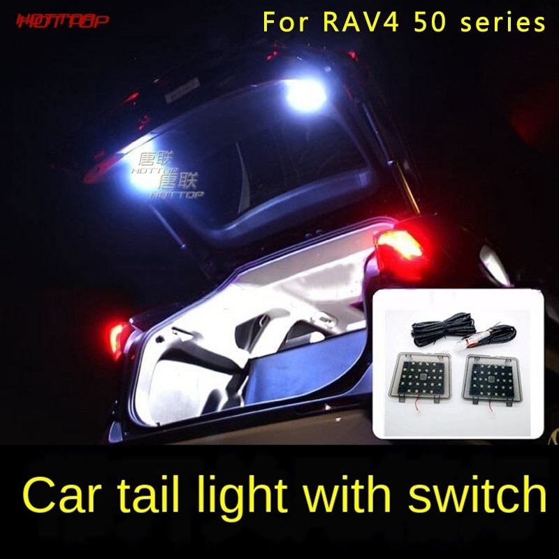 Toyota Rav4 2019 2020-Hoz 5. Vezetékes Autó Hátsó Lámpa Csomagtartófény Hátsó Ajtó Lámpa Bőrönd Fény