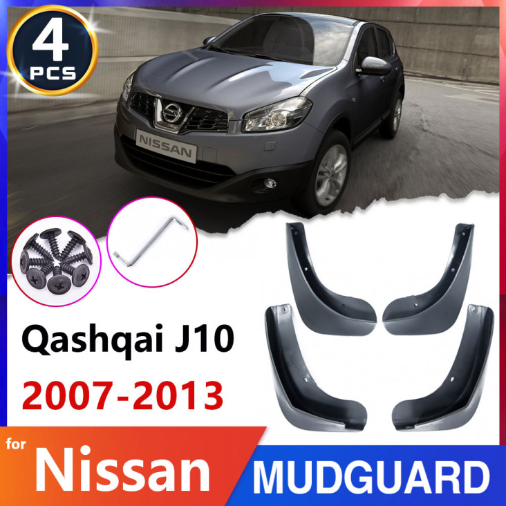 Gumiabroncs Sárvédő Sárvédő Nissan Qashqai J10 2007 ~ 2013 2008 2009 2010 Autó Sárvédők Csobbanásvédők Autó Kiegészítők Matricák