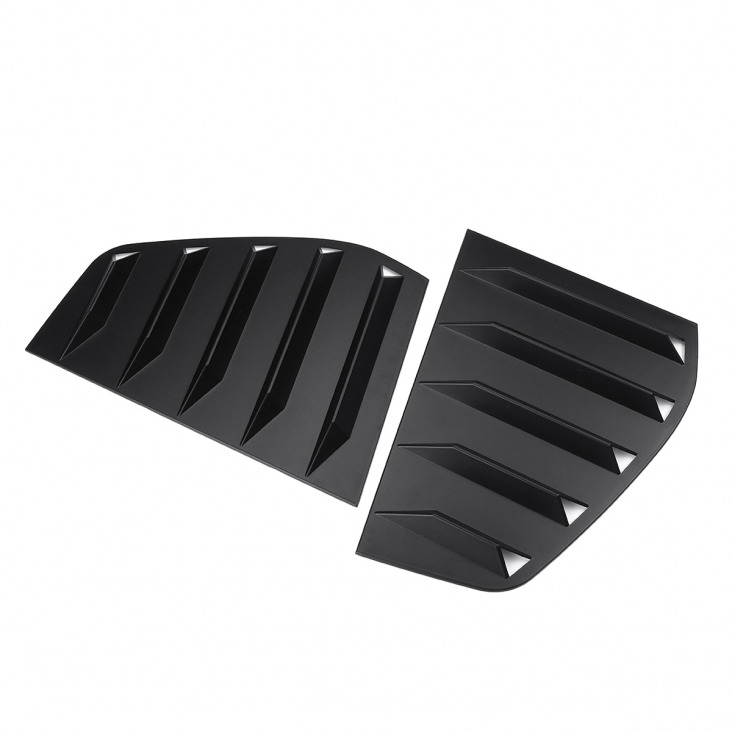 Pár Autó Hátsó Ablak Louver Redőny Cover Trim Vw Golf Mk6 20102014