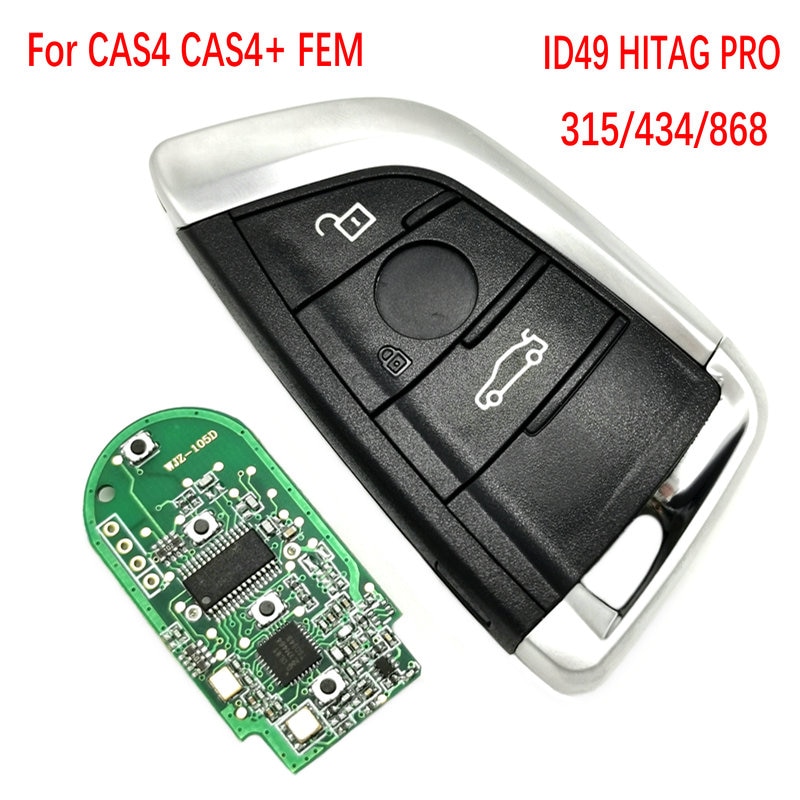 Datong World Autó Távvezérlő Kulcs Bmw 1 3 5 6 7 Sorozatú X5 X6 X7 2011-2017 Cas4 Cas4 Fem F Rendszerhez 868Mhz Id49 Promixity Kulcs Nélküli