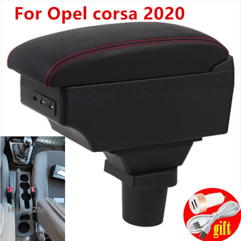 Opel Corsa Kartámasz Doboz Központi Tárolótartály Tároló Doboz Usb Led Interfésszel 2020