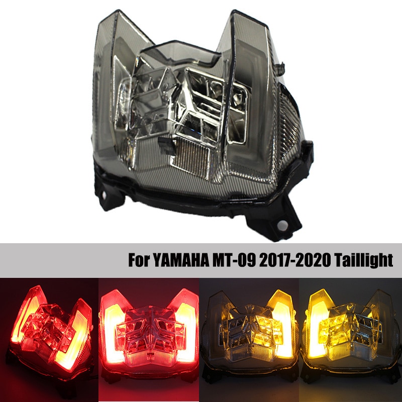 Motorkerékpár Tali Lámpa Yamaha Mt-09 Mt09 Mt 09 2017 2018 2019 2020 Led-Es Hátsó Lámpa Hátsó Figyelmeztető Irányjelző Lámpa