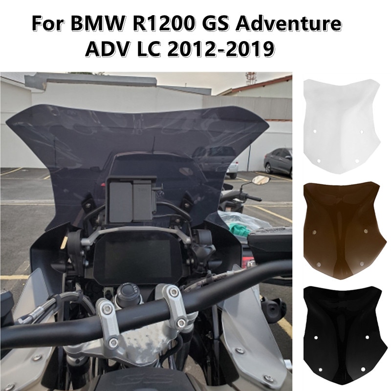 Motorkerékpár Szélvédő Autóüveg Terelő Motoros Készletek Szélvédő Bmw R1200 Gs Adventure Adv Lc 2012-2019 Z900 Z1000