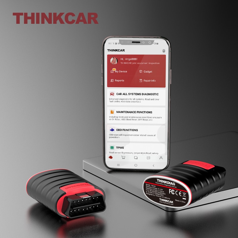 Thinkcar Thinkdiag Obd2 Minden Car Ingyenes Frissítés Diagnosztikai Eszközök Bluetooth Kód Olvasó Programozó Auto Scanner 15 Visszaállítja Ecu Kódolás