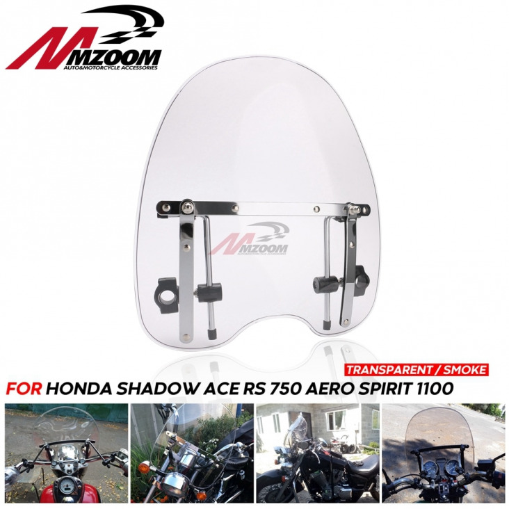 Motorkerékpár Motorkerékpár Szélvédő Szélvédő Honda Shadow Ace Rs 750 Aero Spirit 1100