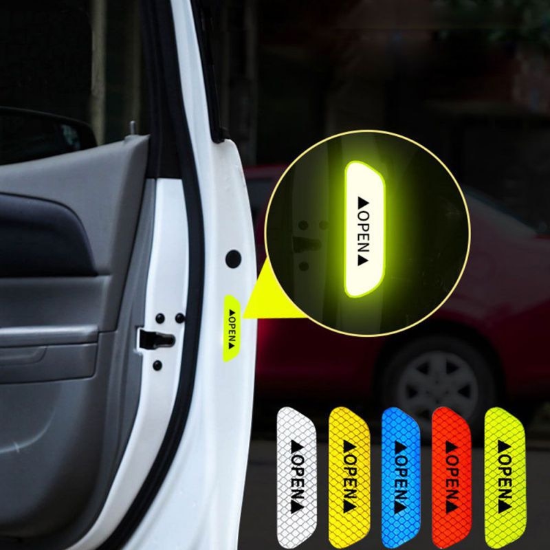 4db Car Nyitott Fényvisszaverő szalag figyelmeztető Mark matrica Fiat Punto EVO golf t3 porte kulcsban bmw mondeo mk3 hover h5? Mazda CX 3