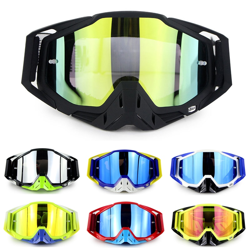 ATV Motocross Goggles MX Off Road Dirt Bike Bukósisakok Goggles Sí Motoros szemüveg 100% ATV A Motocross szemüveg szettek