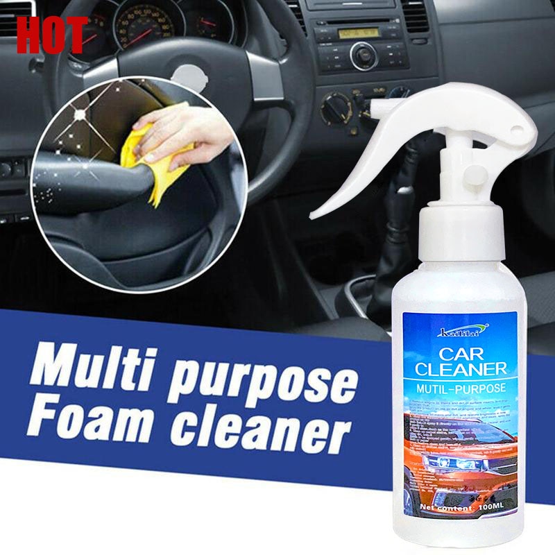 100ML Hot 1db New Multi - funkcionális Foam Cleaner All - Cél Mindenható víztisztító autó belső tisztítószerrel