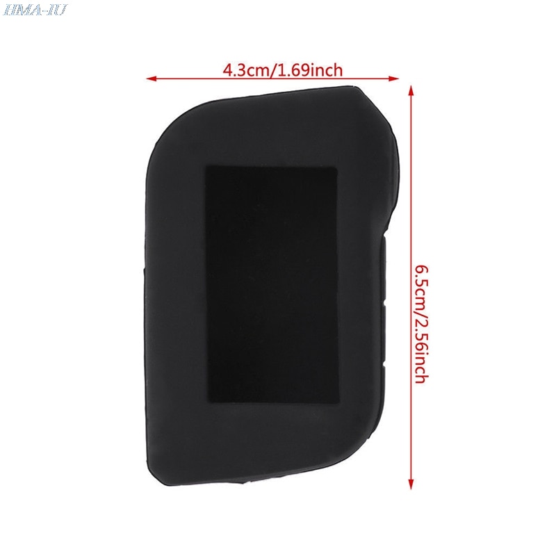 A93Car riasztás LCD Afstandsbediening Drop Szállítási Russische versie Sleutel Geval Sleutelhanger Keten Voor Starline A93 / A63 twee manier