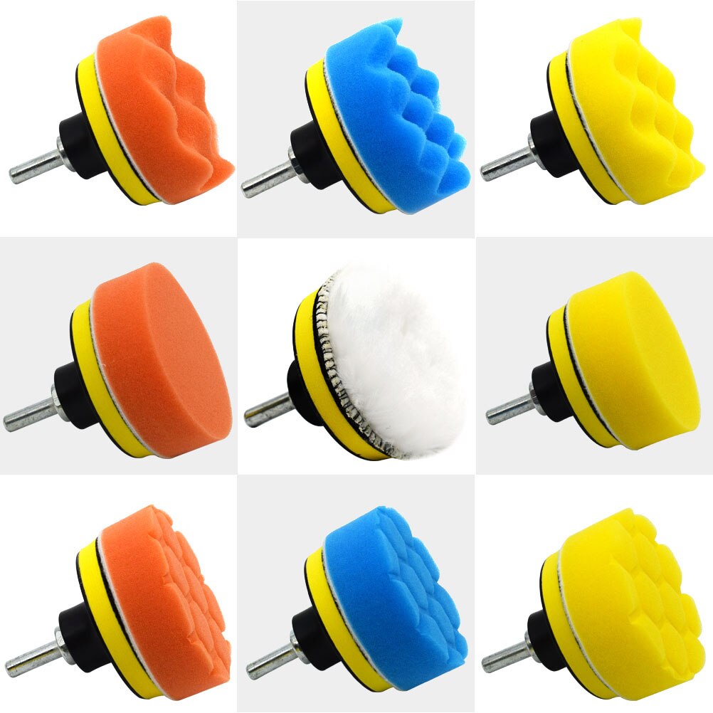 31Pcs Auto Buffing Pads Hab Polijsten Pad Polijstmachine M10 Boor