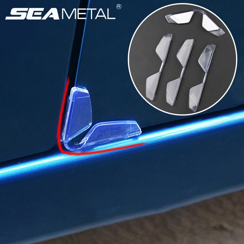 4db univerzális autós Ajtó szélvezetőit Protector dodzsem ütközéselhárító csíkok PVC matrica Auto Scratch védelem Molding Side