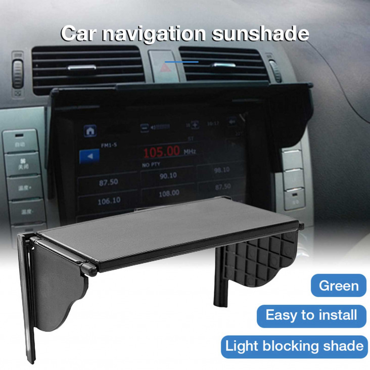 5,5-10 Inch autós GPS napvédő burkolat Universal GPS képernyő Sun Shade Visor Hood Autó GPS navigációs képernyő Sun Shade Visor