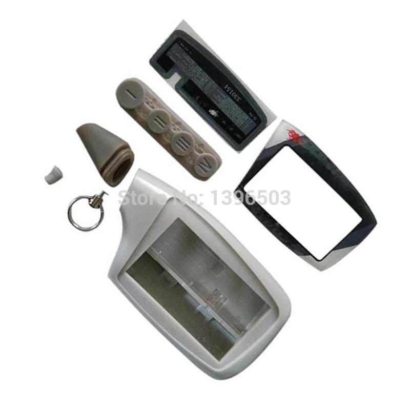 Body Case kulcstartó orosz Scher-Khan Magicar 5 6 autóriasztó LCD távirányító Scher Khan M902F M903F Key 902 903 803 802