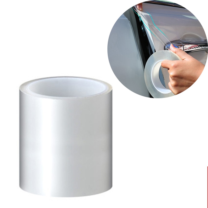 Autó ajtó élvédő Matrica Auto Strip PVC fólia Átlátszó Anti Collision szélvezetőinek Scratch Protector Mirror Film Protect