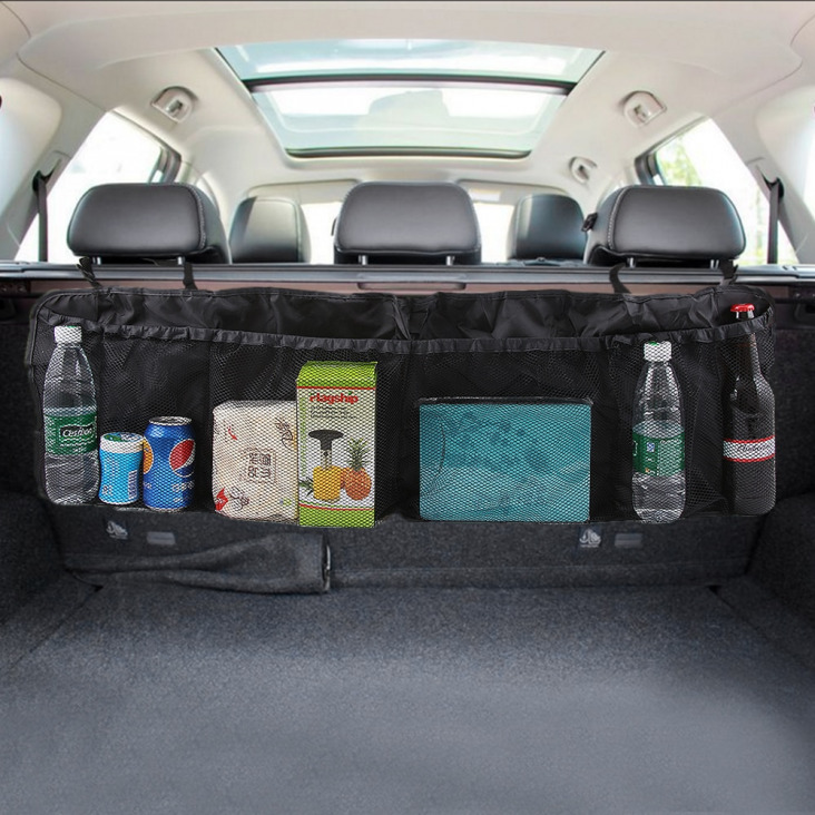 Autó csomagtartó Szervező Backseat Storage Bag Net üléstámla Szervezők Hyundai Tucson I30 Solaris Creta Kona i40 Accent ix35 IX45