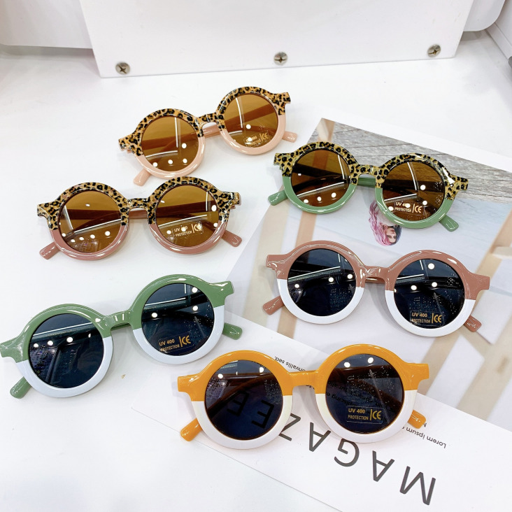 Új divat, bébi gyerekek napszemüveg Fiúk Lányok Vintage napszemüvegek UV védelméről Classic Gyerek szemüvegek Lentes De Sol Gafas