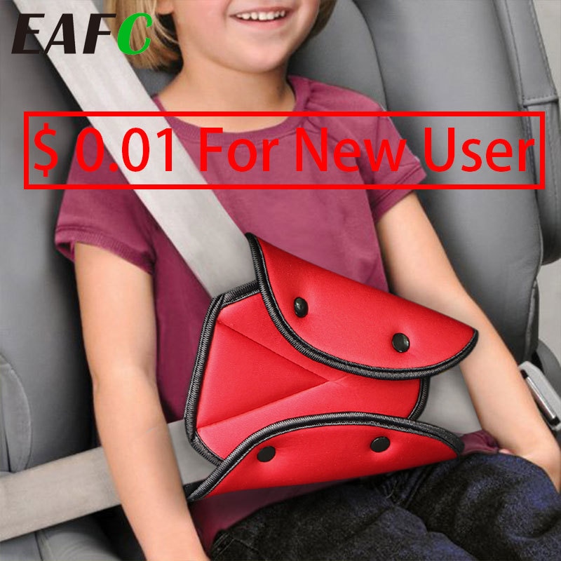 Univerzális autós Safe biztonsági öv Cover Soft Állítható Triangle biztonsági öv Pad klipeket védelem baba gyermek övek