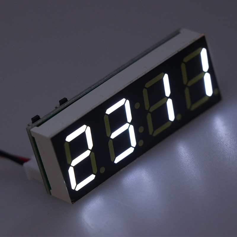 12V 5-24V elektronikus voltmérő hőmérő Óra Autó Auto LED monitor modul nagykereskedelme