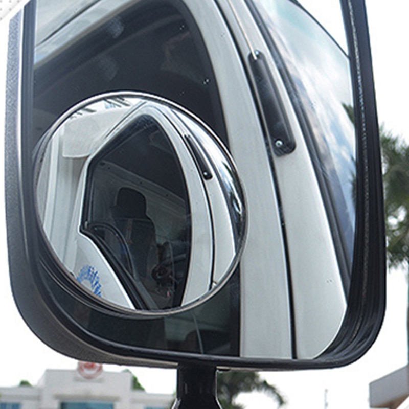 1PC oldalsó tükrök teherautók Vízálló Car Blind Spot Mirror kerek konvex Wide Angle Baba Auto tükör kiegészítők