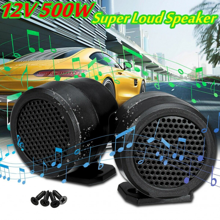1pár 12V 500W Car Audio Zene sztereó Super Sound High magassugárzó hangszóró univerzális autós Horn