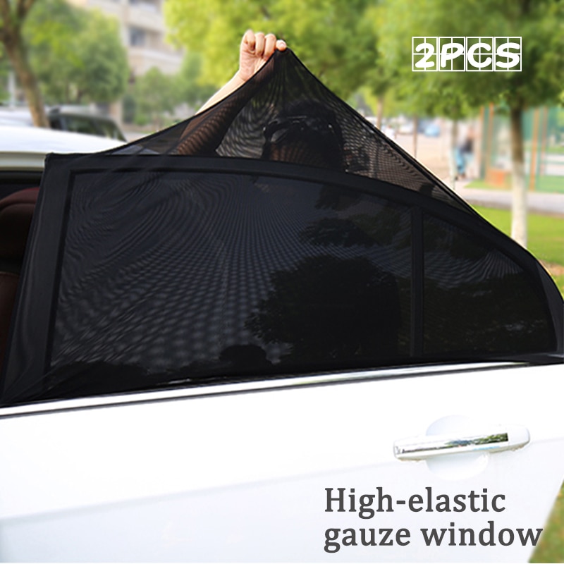 2db Car Styling kiegészítők Napellenző Auto UV Protect Curtain Side Window Napellenző Mesh napellenző Protection fóliák
