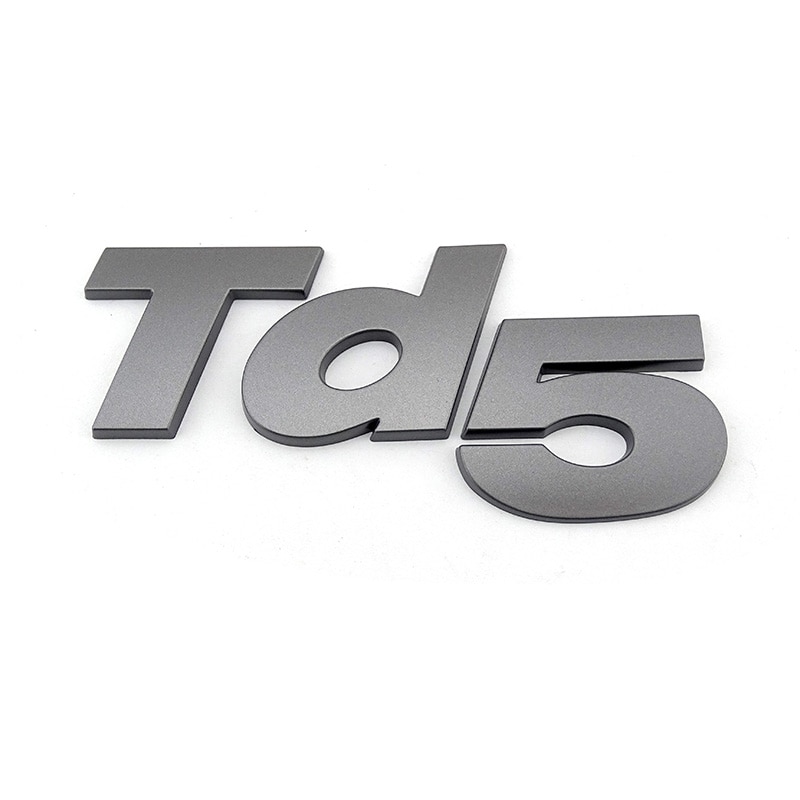 3D Car feliratú Logo fényes fekete TD5 auto Kitűzők Car Emblem a Land Rover Defender RX / SVX / 90 3d Logo 300 110 200 szárny