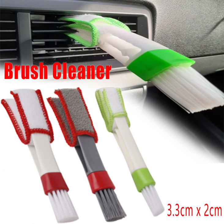 Autó légkondicionáló Vent Brush mikroszálas Car Grille Cleaner autókozmetika Vakok Duster Brush Car-styling Auto kiegészítők