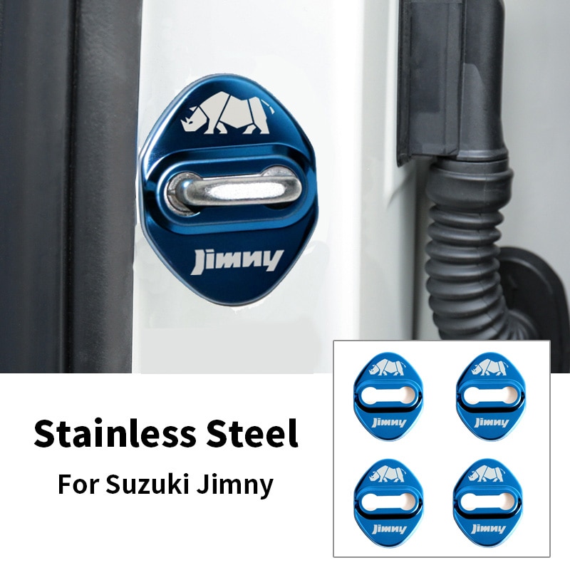 Car-Styling Auto Car Cover ajtózár emblémák tok Suzuki Jimny Badge matricák kiegészítők Car Styling